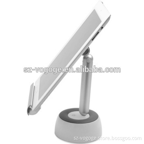 Round bluetooth speaker with LED light bluetooth speaker three in one tablet holder bluetooth speaker
